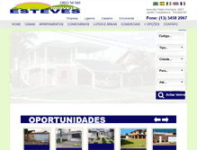 Tablet Screenshot of estevesimoveis.com.br